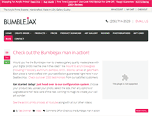 Tablet Screenshot of blog.bumblejax.com