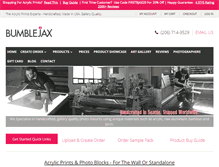 Tablet Screenshot of bumblejax.com